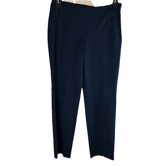 Talbots Pants - Talbots Petites Curvy Pants Size 8 Petite Black Straight Pull On Side Zip